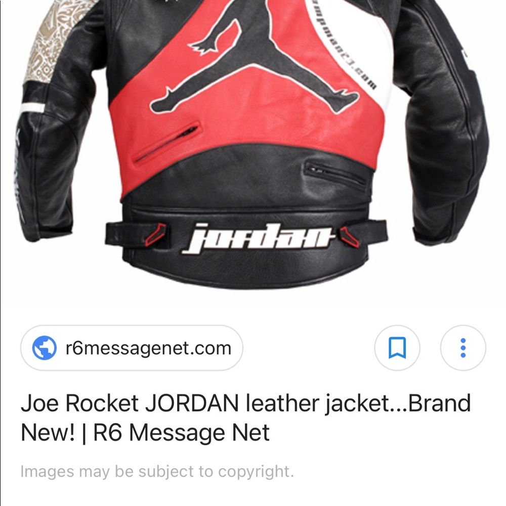 Jordan leather jacket